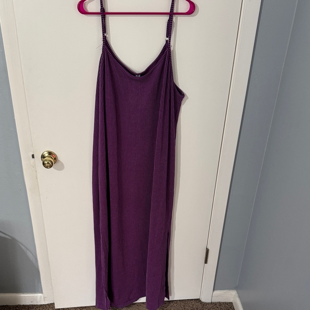 Purple Sleeveless Maxi Dress Dear Scarlett NWT